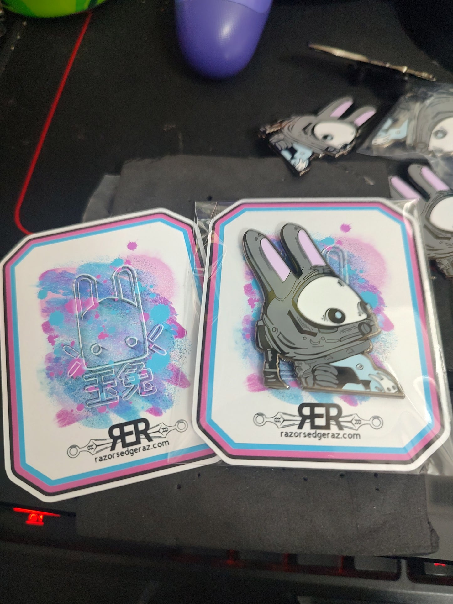 Jade Rabbit Enamel Pin