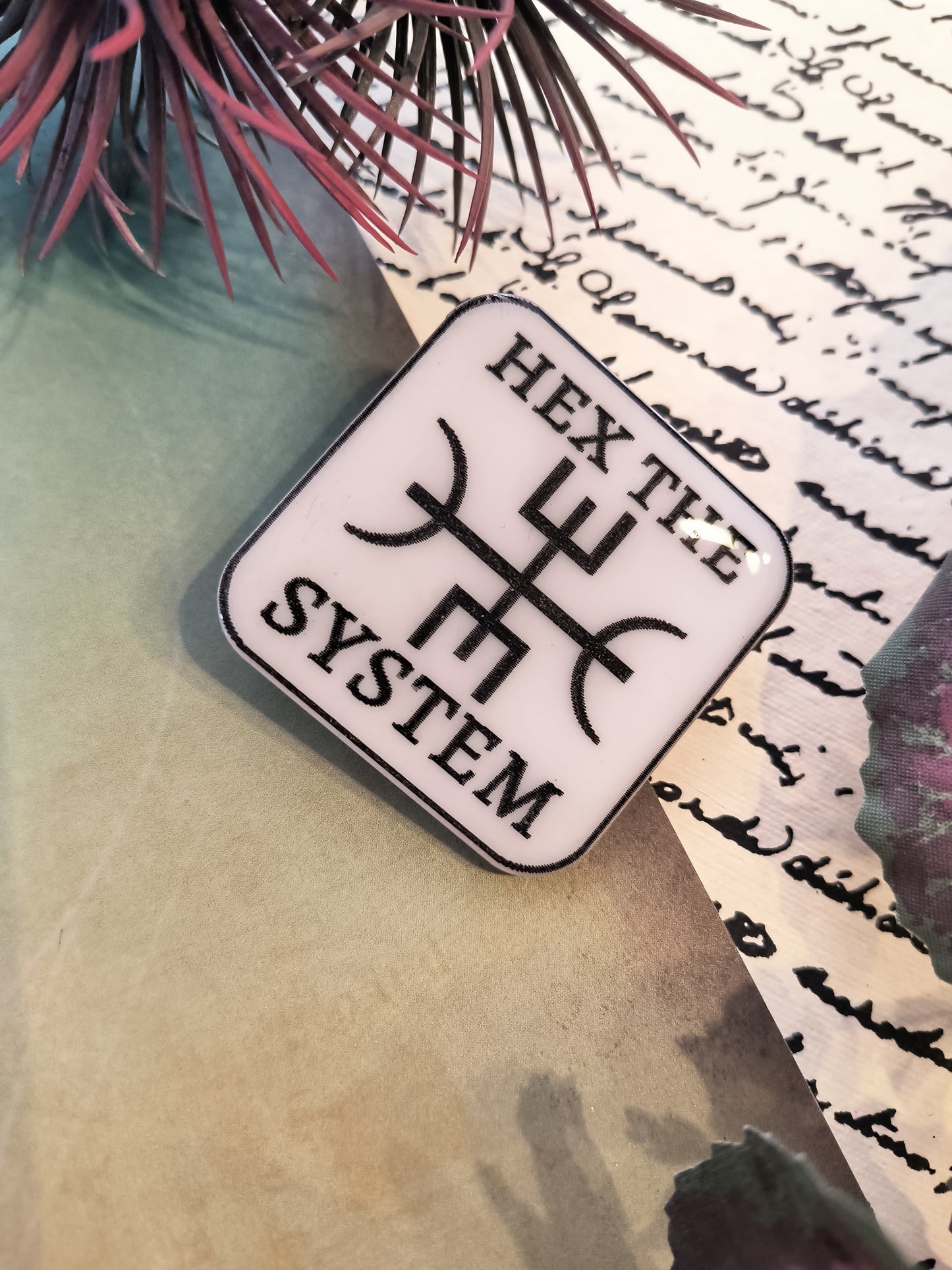 I Matter | Hex the System Acrylic Pins