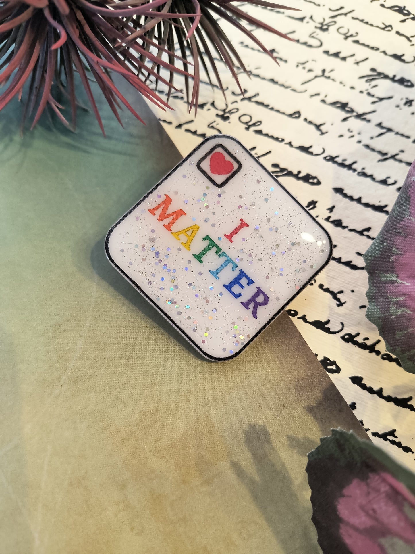 I Matter | Hex the System Acrylic Pins