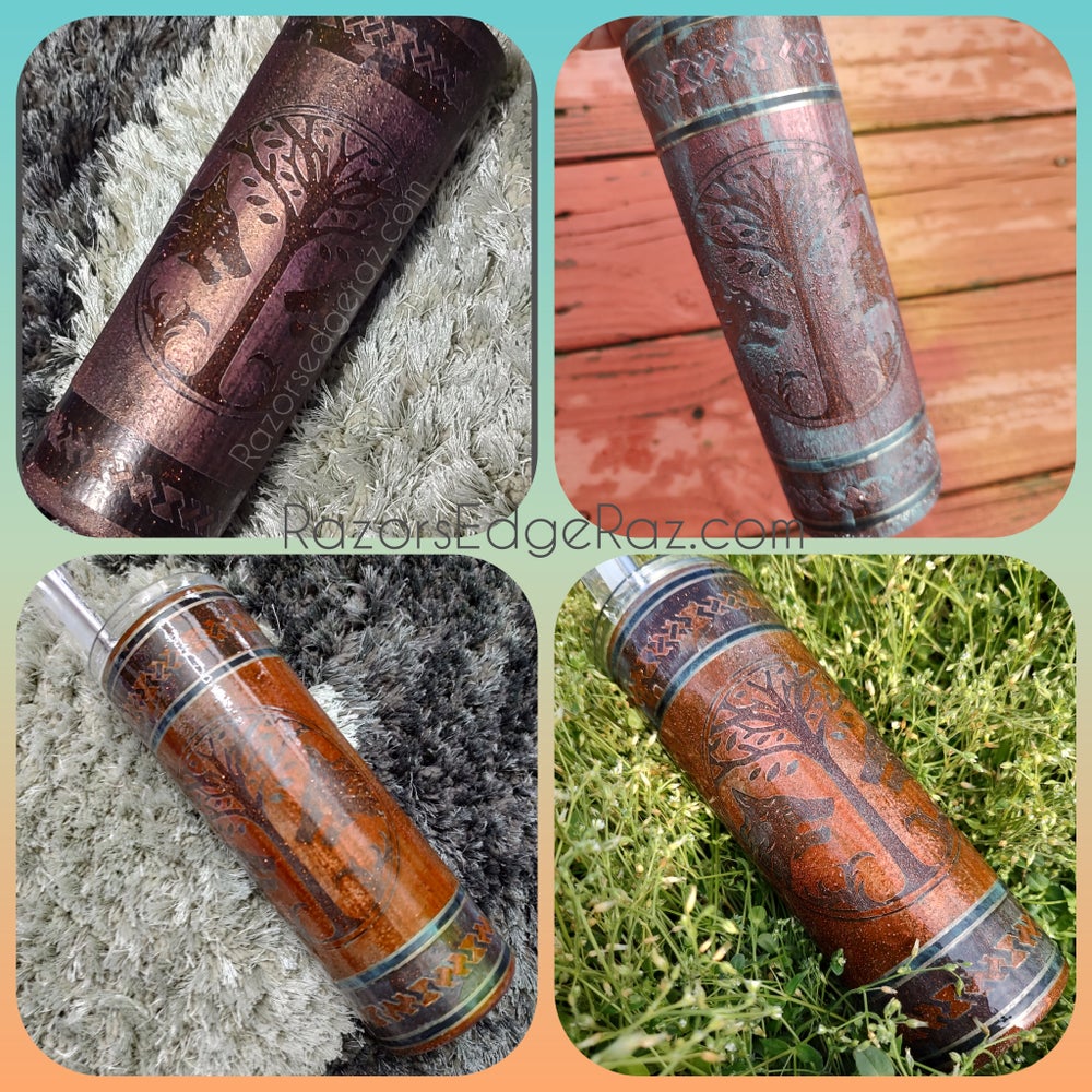 Young Wolf Howl - Custom 20oz Skinny Tumblers