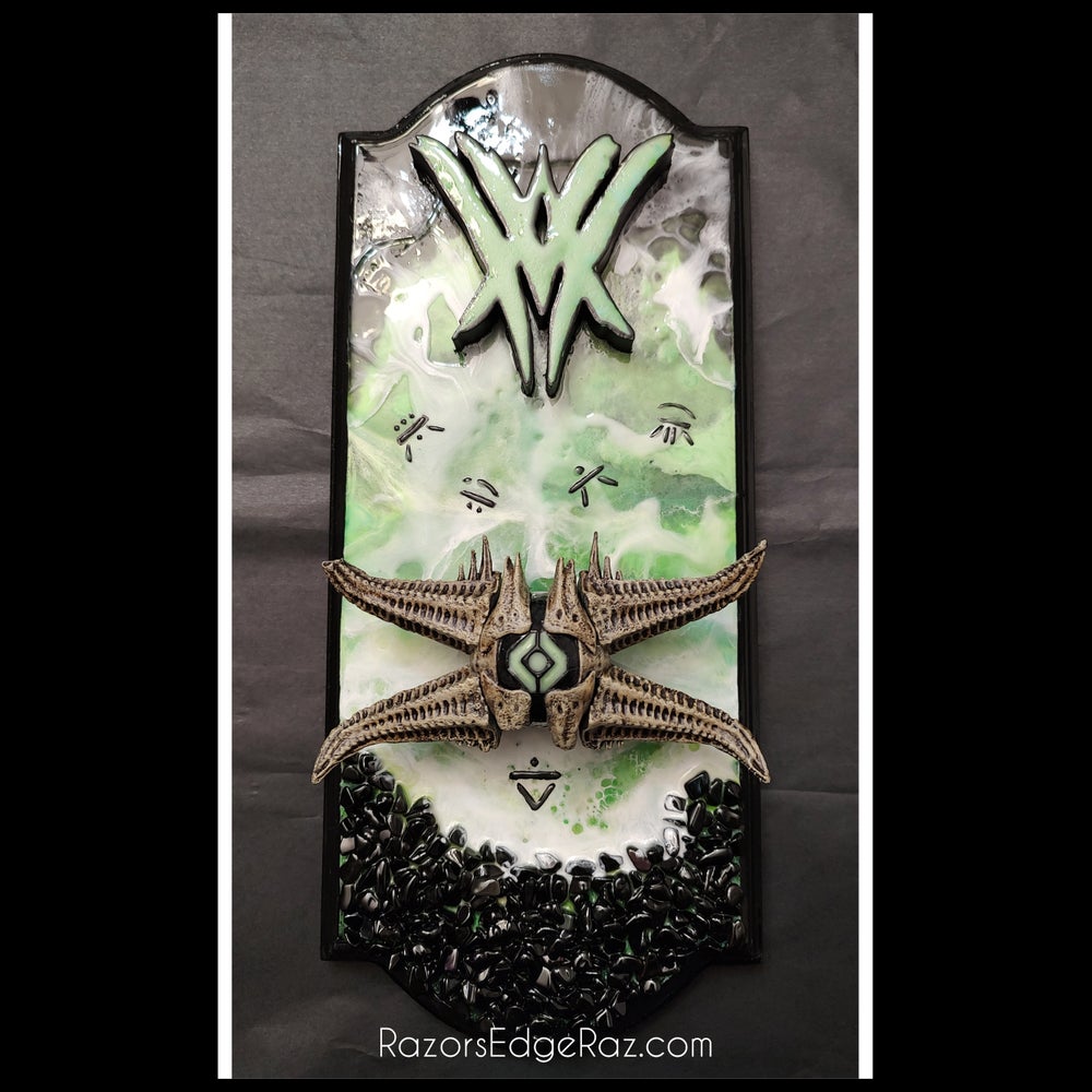 COMMISSION - Lucent Brood Ghost Plaque