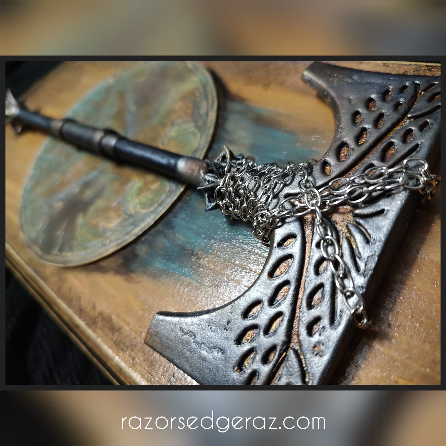 Commission - The Iron Age - Iron Lords Axe Plaque