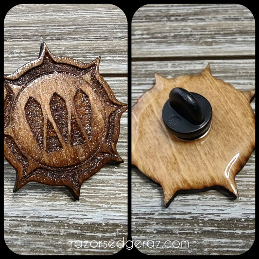 Her Wrath - Wood Queen's Wrath Pin